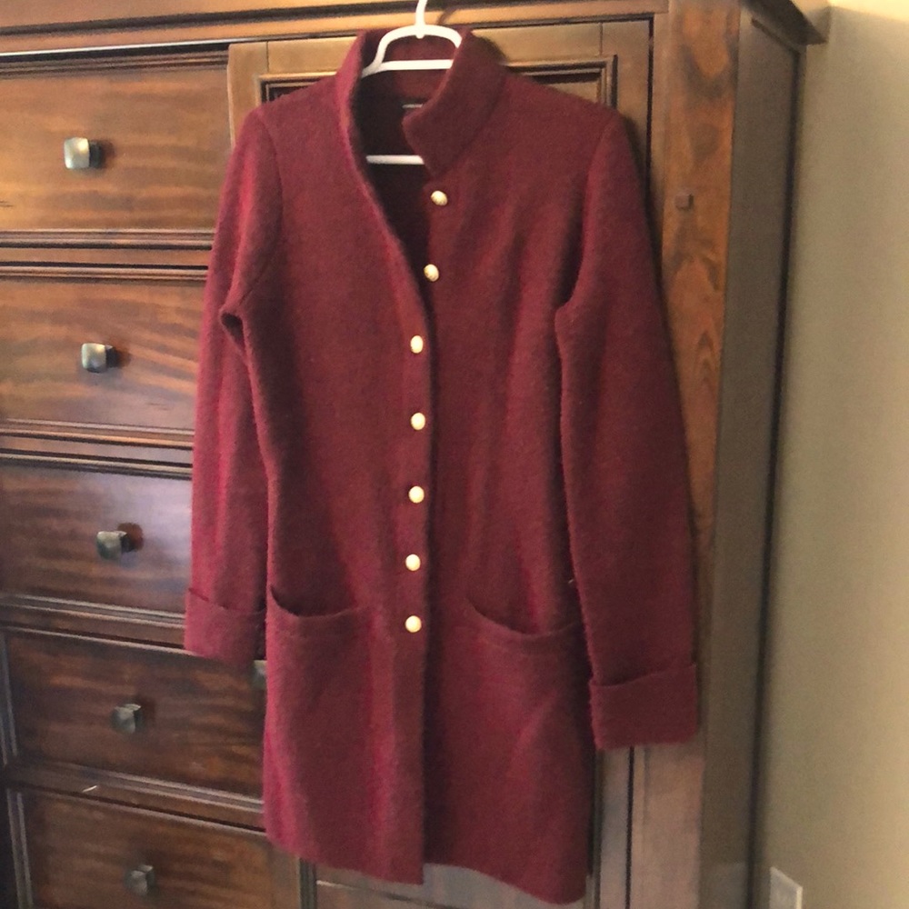 Adrienne Vittadini long cardigan with buttons